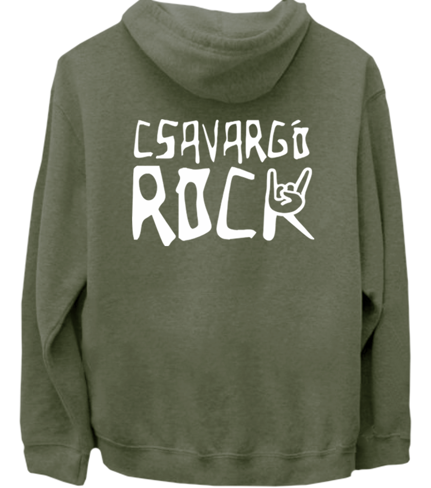 Csavargó Rock - Kapucnis/cipzáras Pulóver - Image 3